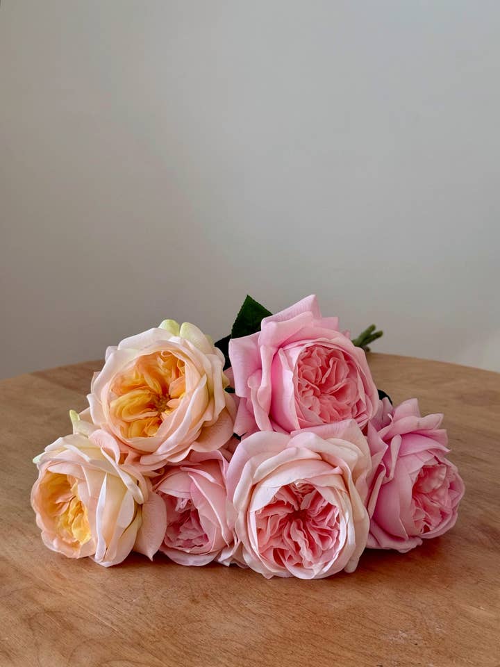 Real Touch Austin Rose for wholesale by Eucalypt Co.