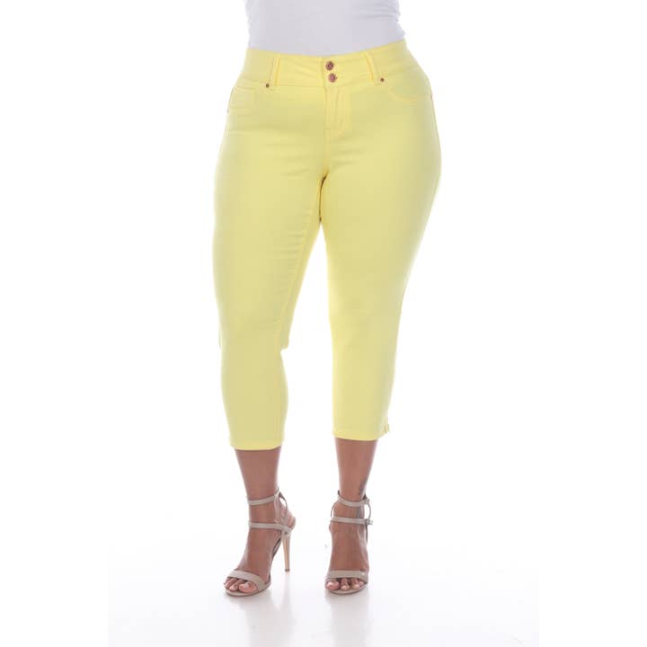 WHITE MARK - Wholesale Jeans - Women's - Plus Size Capri Jeans5