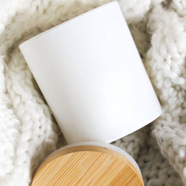 Wholesale Candles - Wholesale Jar/Filled Candle - 8 oz Wholesale Matte White Candles | Best Sellers 4