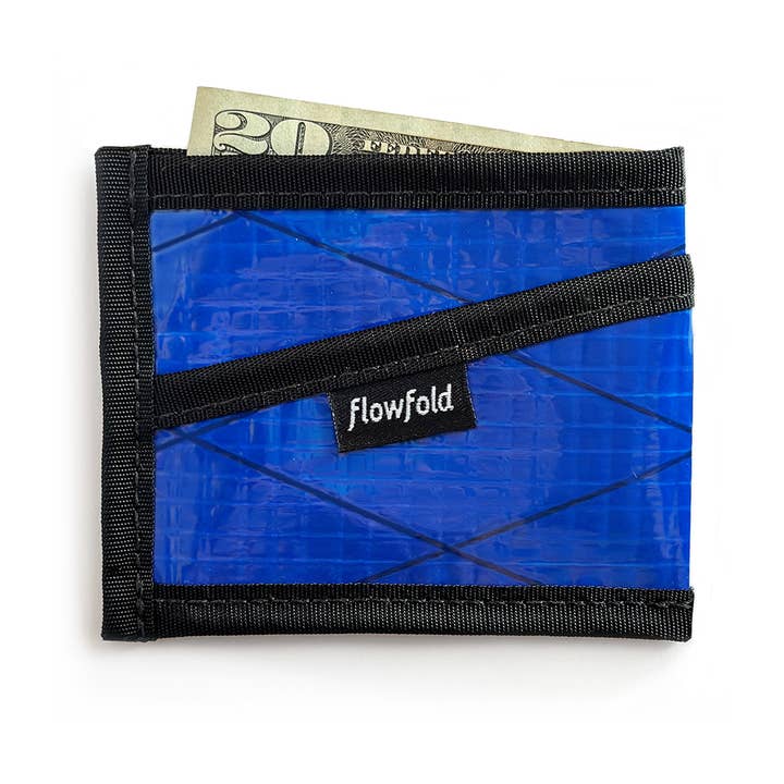 Flowfold - Wholesale Card Holder - Unisex - Recycled Sailcloth Craftsman - 3 Pocket Card Holder Wallet9