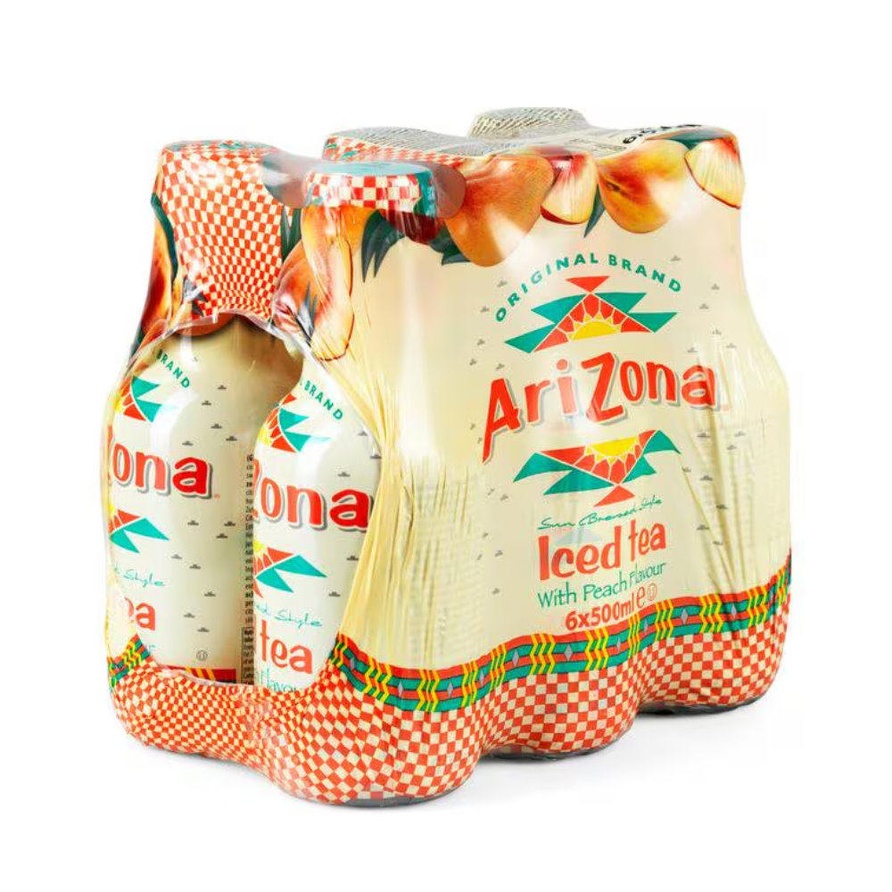 123bonbon – wholesale Iste – AriZona iste med persikosmak, 6 x 0,5 l2