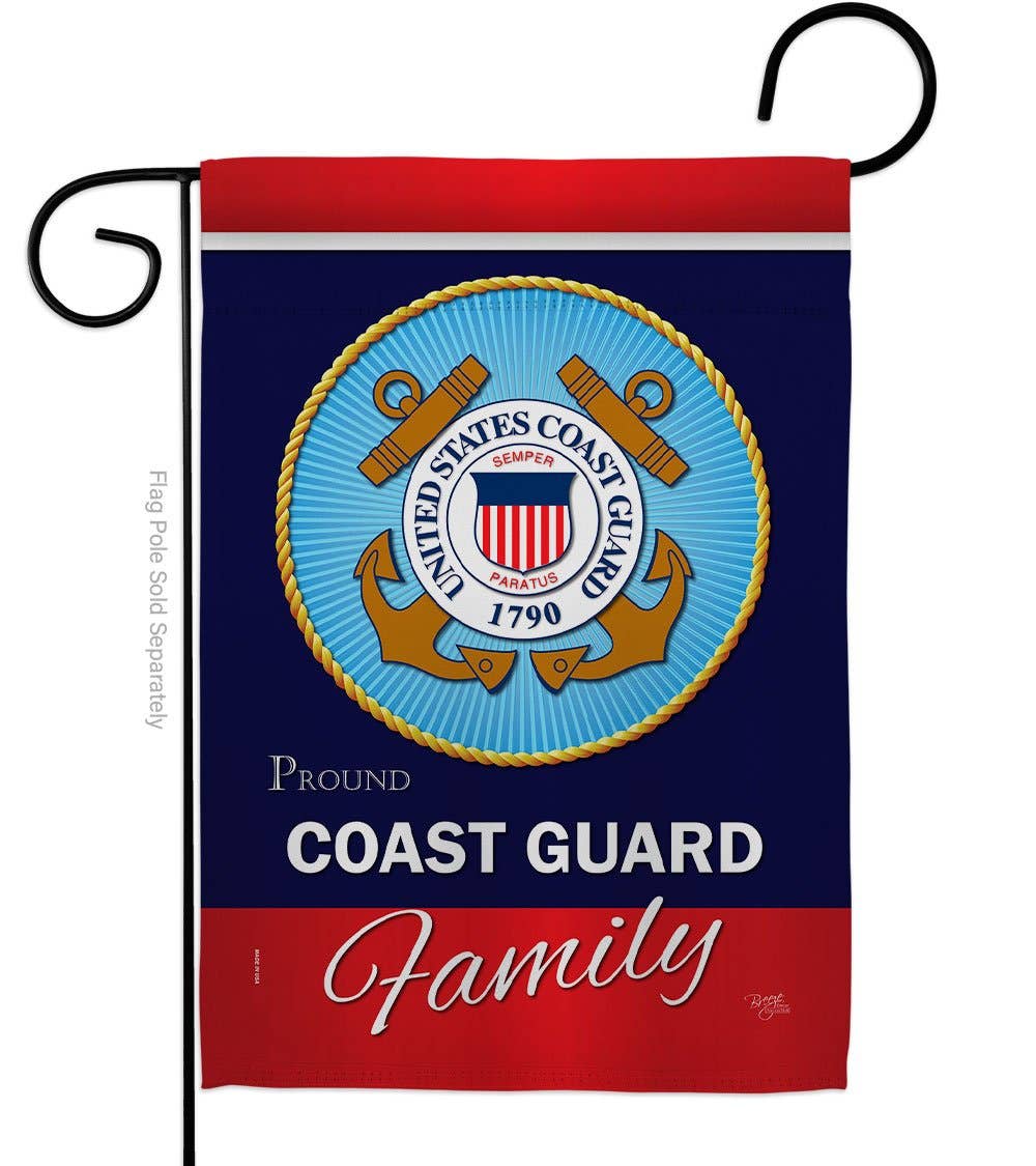 Two Group Flag Co - Wholesale Flag - Coast Guard Proudly Family Armed Forces Military Decor Flag0