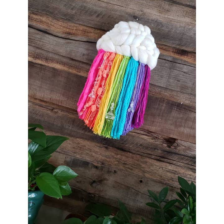 Texturize Your Eyes - Venta al por mayor Borla decorativa - Mini nube arco iris de neón