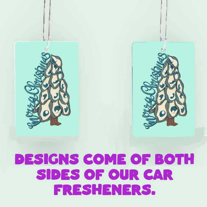 Christmas oyster tree car fresheners for wholesale by on the Bayou