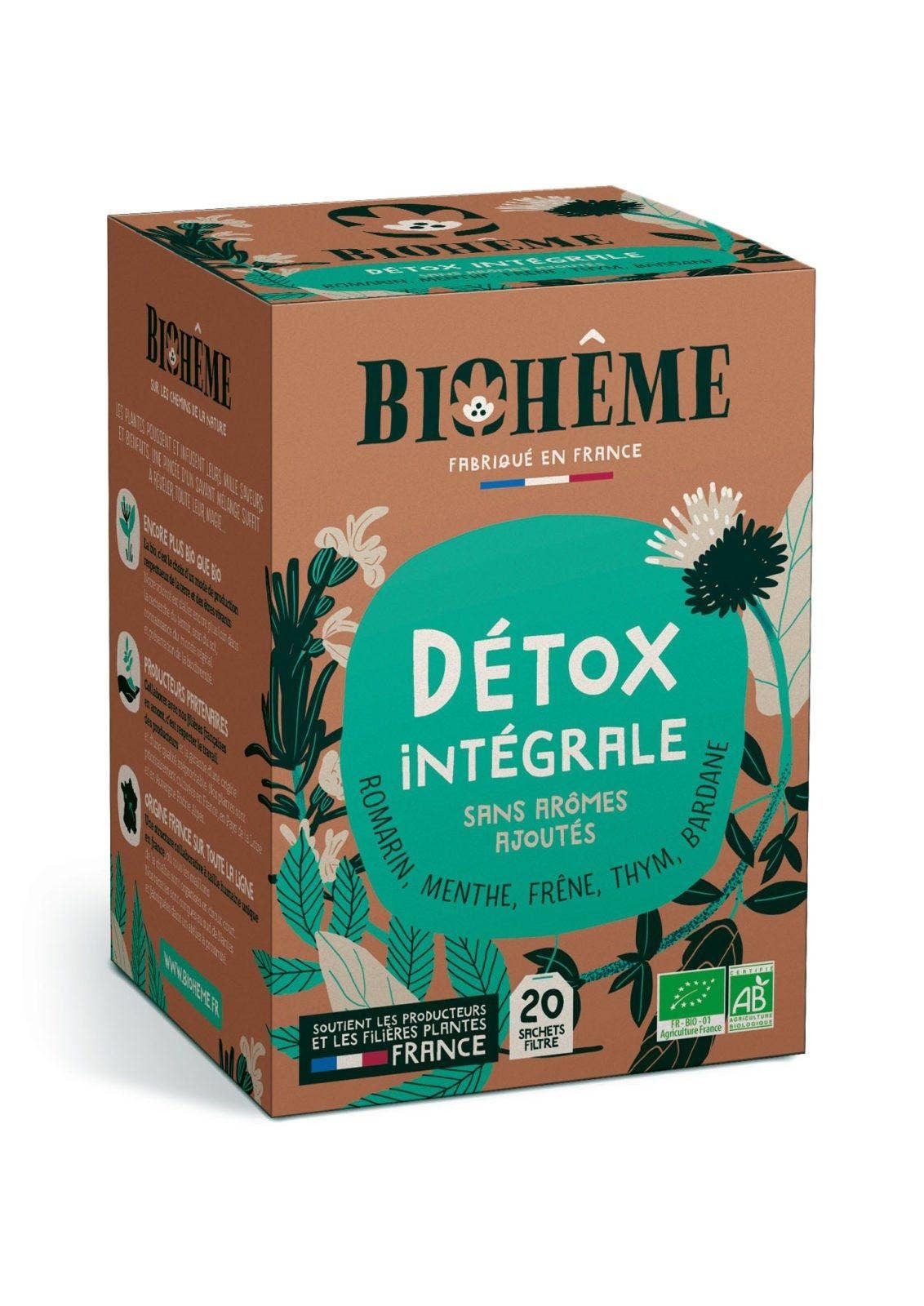 Biohême – Engroshandel Sundheds-/detox-te – Biohême komplet detox-infusion - 20 tebreve