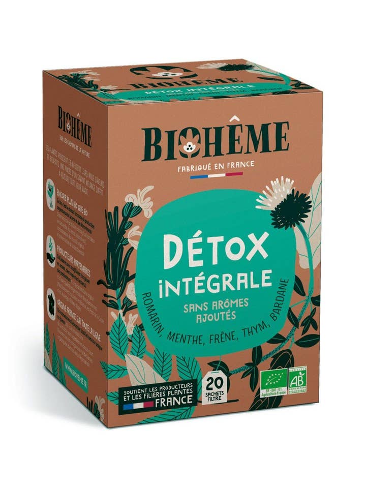 Infusión Detox Integral - 20 Bolsitas de Té para venta al por mayor de Biohême