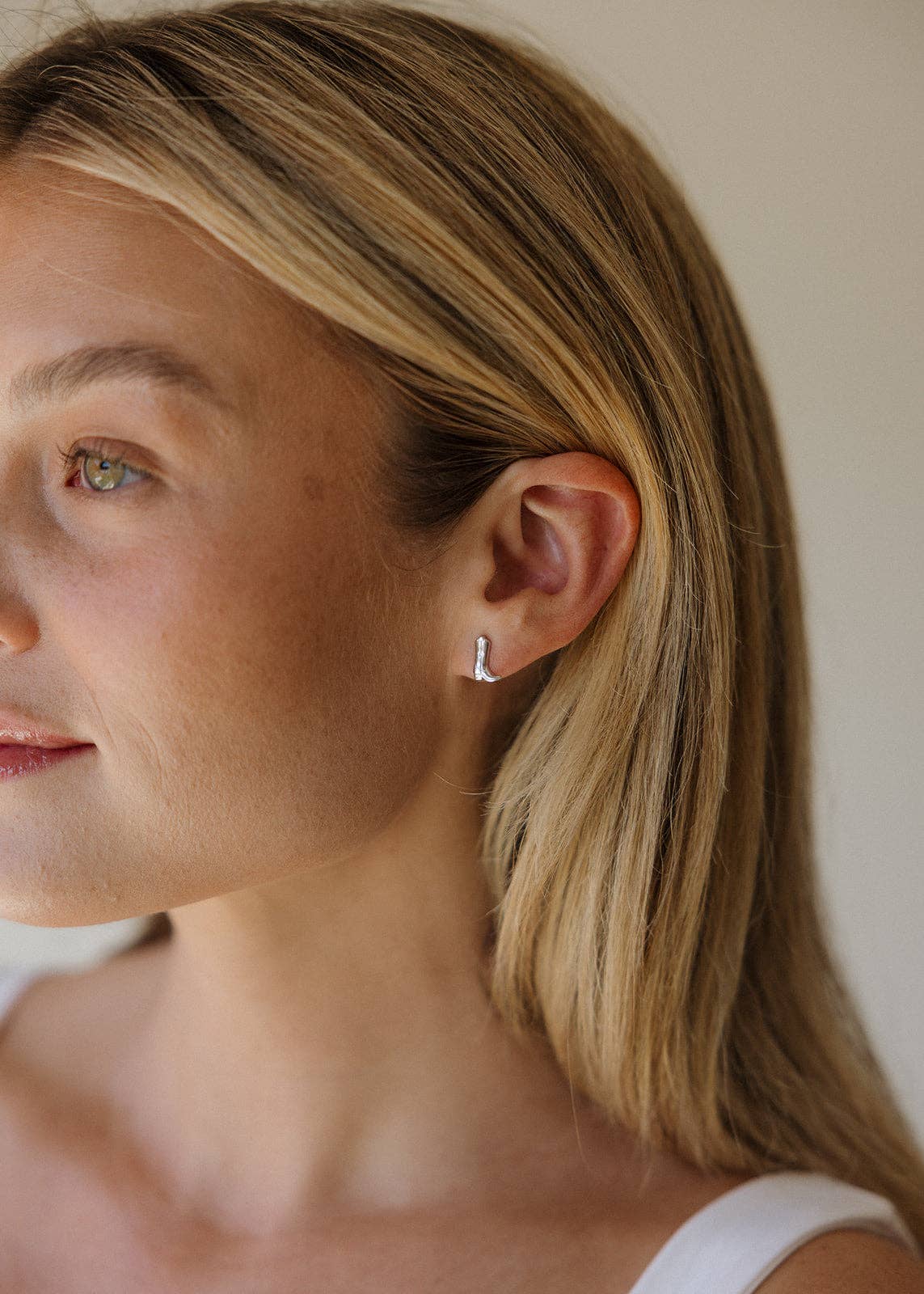 The Land of Salt - Wholesale Stud/Post Earrings - Cowgirl Western Boot Stud Earrings in Silver3