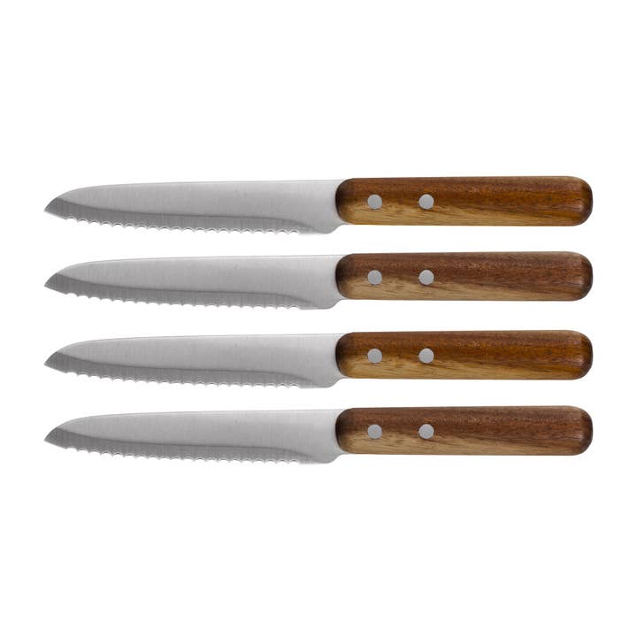 MEC140 - Set of 4 steak knives for wholesale by Livoo