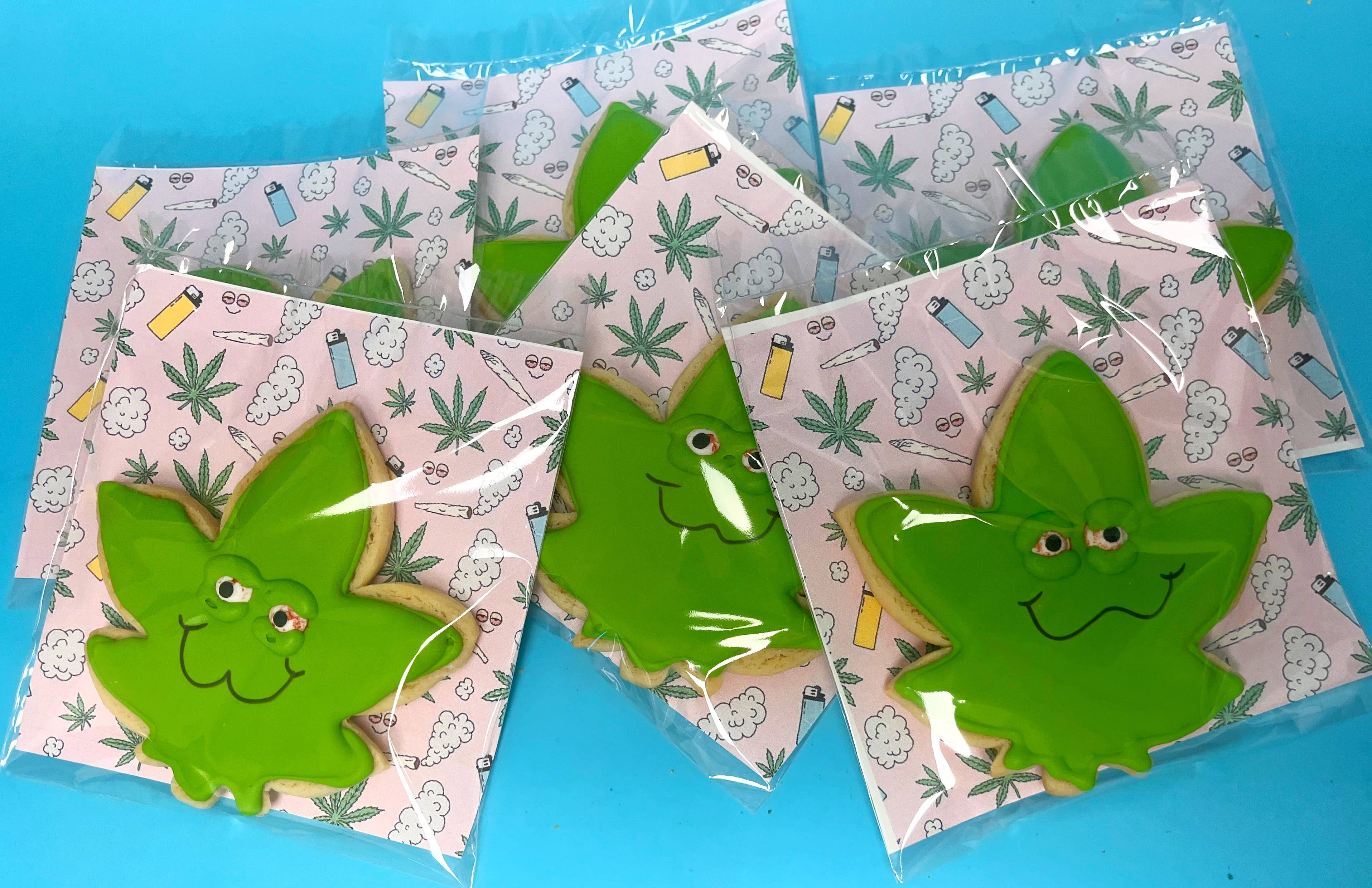 Confections of a Cake Lover - Wholesale Cookie - Hazy Daze Cookies- Pot-Shaped Sugar Cookies1