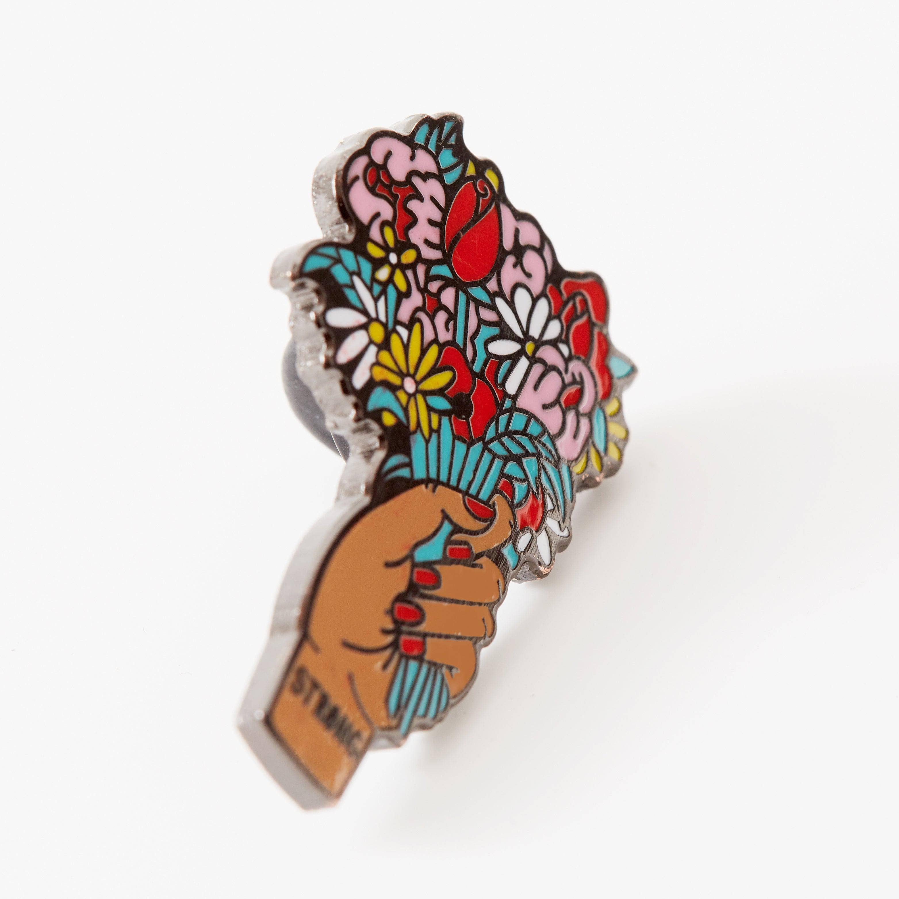 Punky Pins - Vendita all'ingrosso Spilla da bavero - Spilla smaltata Raise Your Flowers1