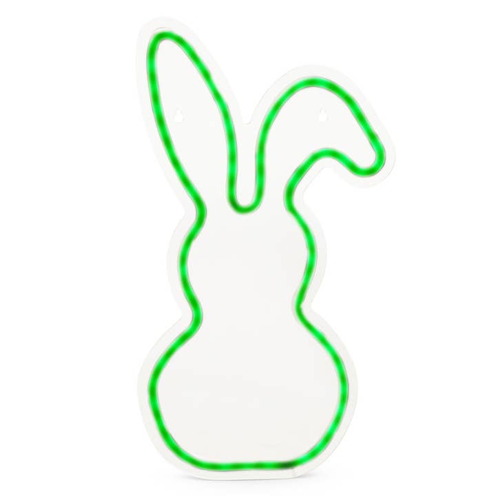 Letrero de neón de conejo de 15,5" para venta al por mayor de Dunn Deals