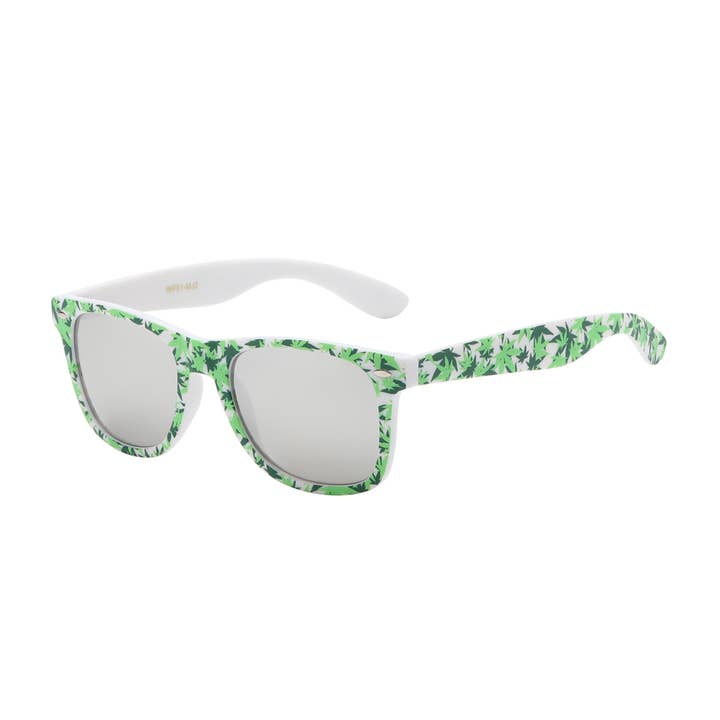 Luna Sunglasses - Wholesale Sunglasses - Unisex - Unisex sunglasses with retro cannabis frame1