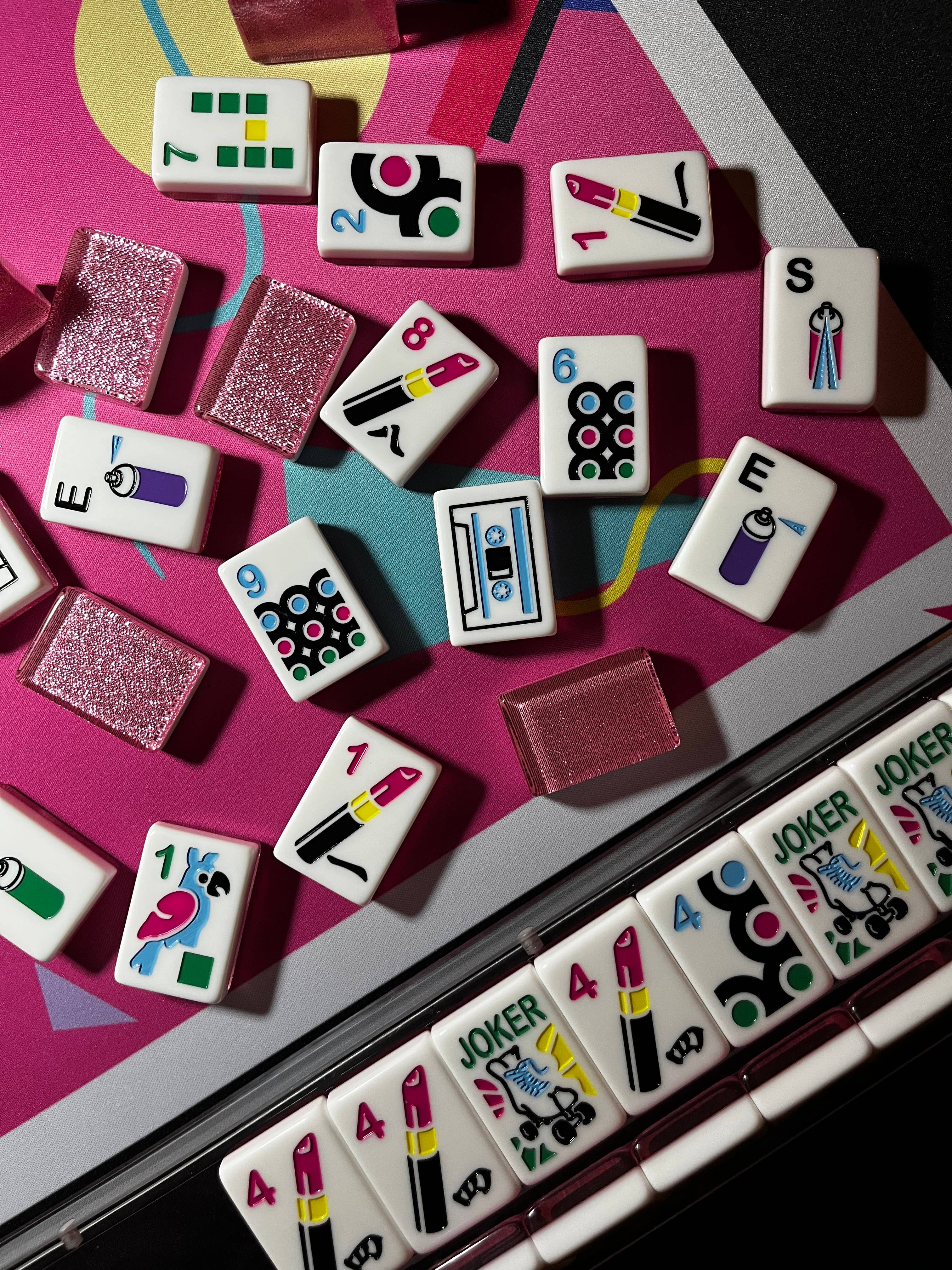 Luxe Mahjong - Wholesale Board Game - I Love the 80s Mahjong Set - Version 2.08