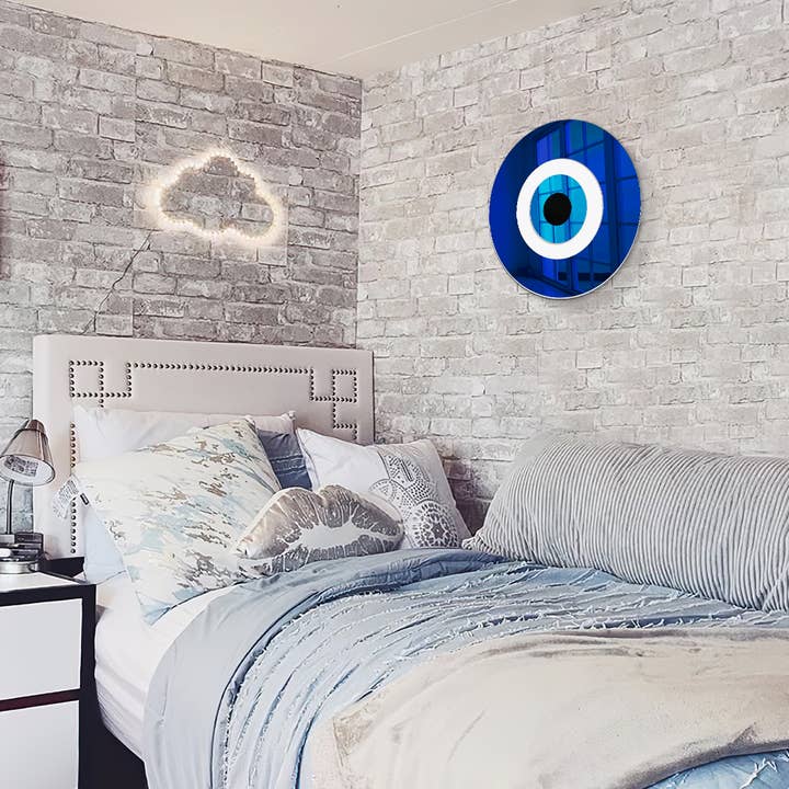 4ArtWorks - Wholesale Wall Accent - Minimalist Evil Eye Mirror Wall Decor3