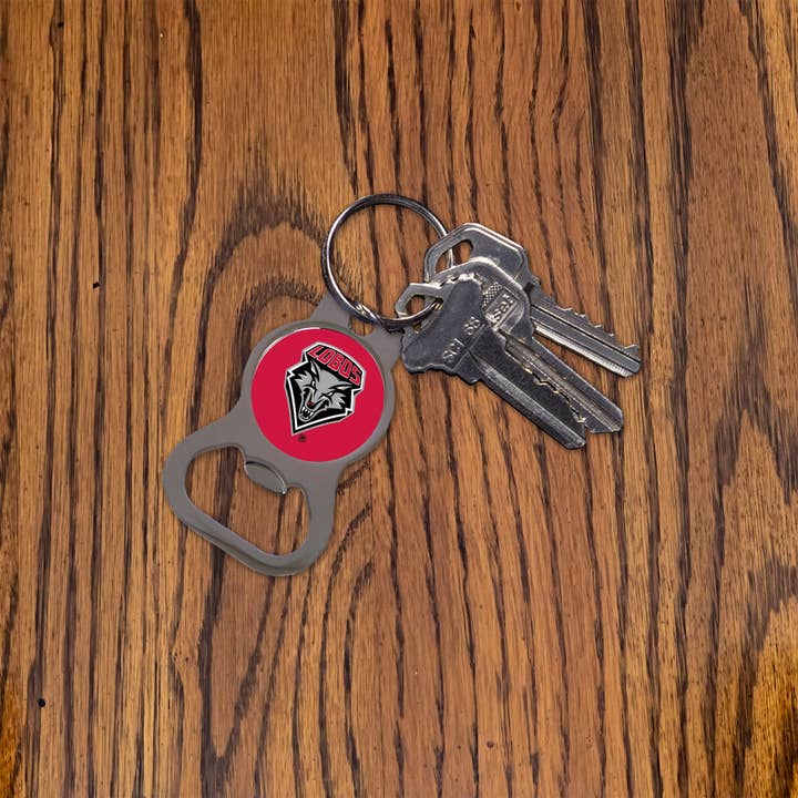 Rico Industries - Wholesale Keychain - Unisex - NCAA New Mexico Lobos Bottle Opener Key Chain1