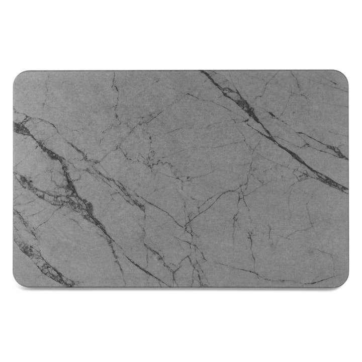 Core Home - Wholesale Bath Mat - Diatomite Marbled Bath Mat - Grey1
