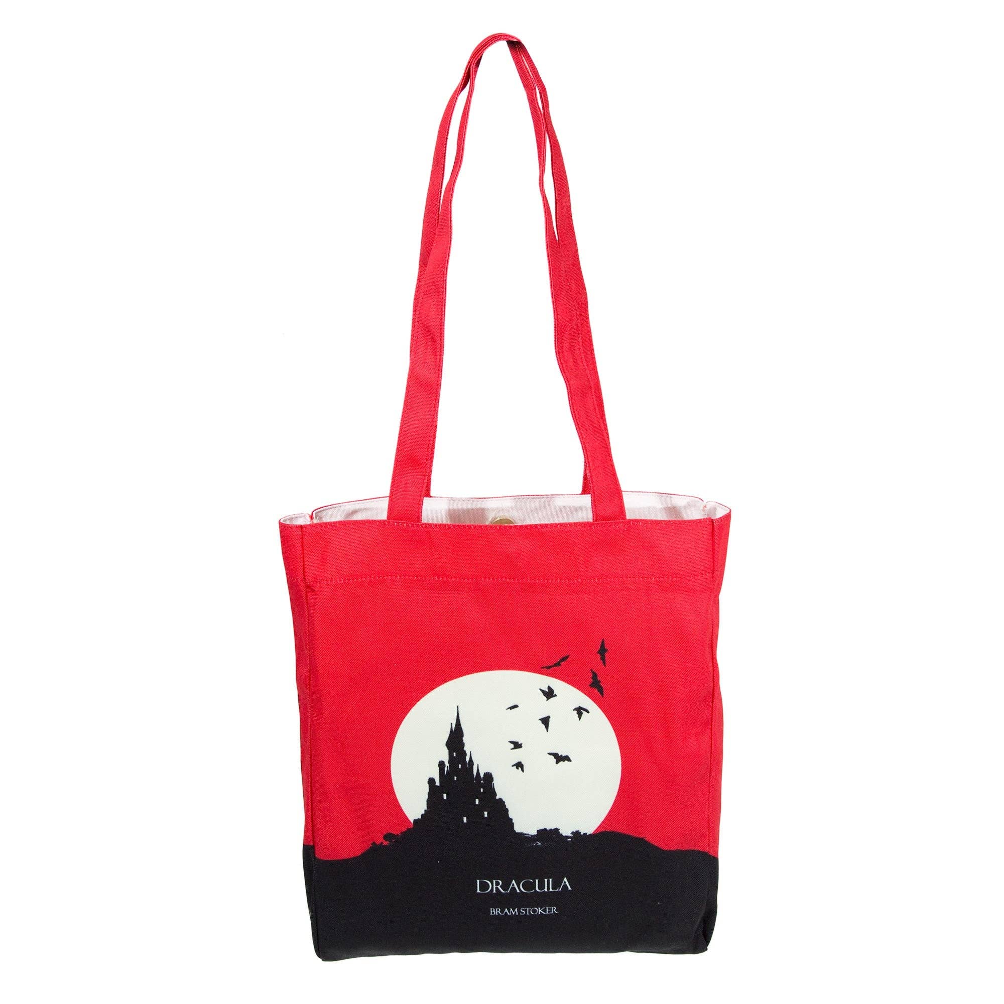 Well Read Company - Wholesale Tote Bag - Women's - Dracula Moon Book Tote College Bag3