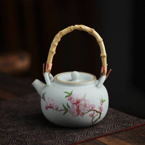 Gohobi （We cover U.S. import duties） - Wholesale Tea Set - Gohobi Hand-painted Floral Tea Set Teapot Tea cup0