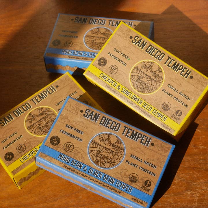 San Diego Tempeh Retail 10 Pack for wholesale by San Diego Tempeh