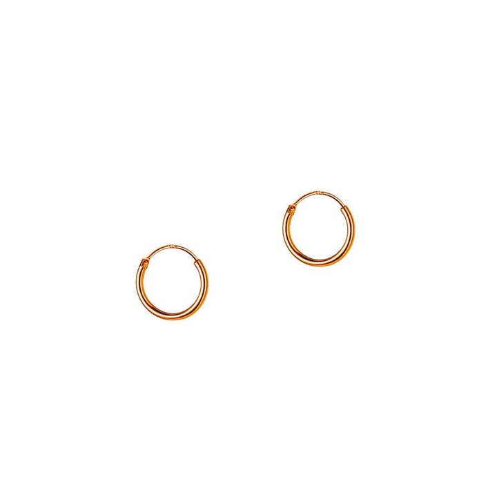 Juulry – wholesale Hoop-örhängen – Guldpläterade Hoop-örhängen 25 MM 1,2 MM