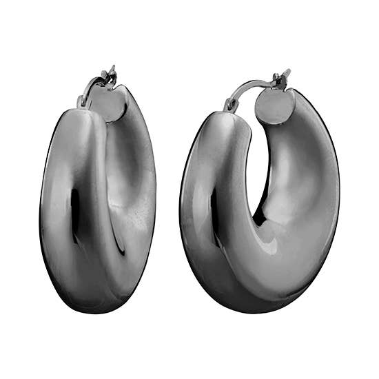 Puff Hoop 1,25" em preto por atacado de Almond Tree