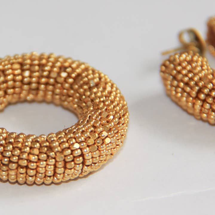 Aéle Paris - Wholesale Hoop Earrings - EARRINGS - GOLDIE 3