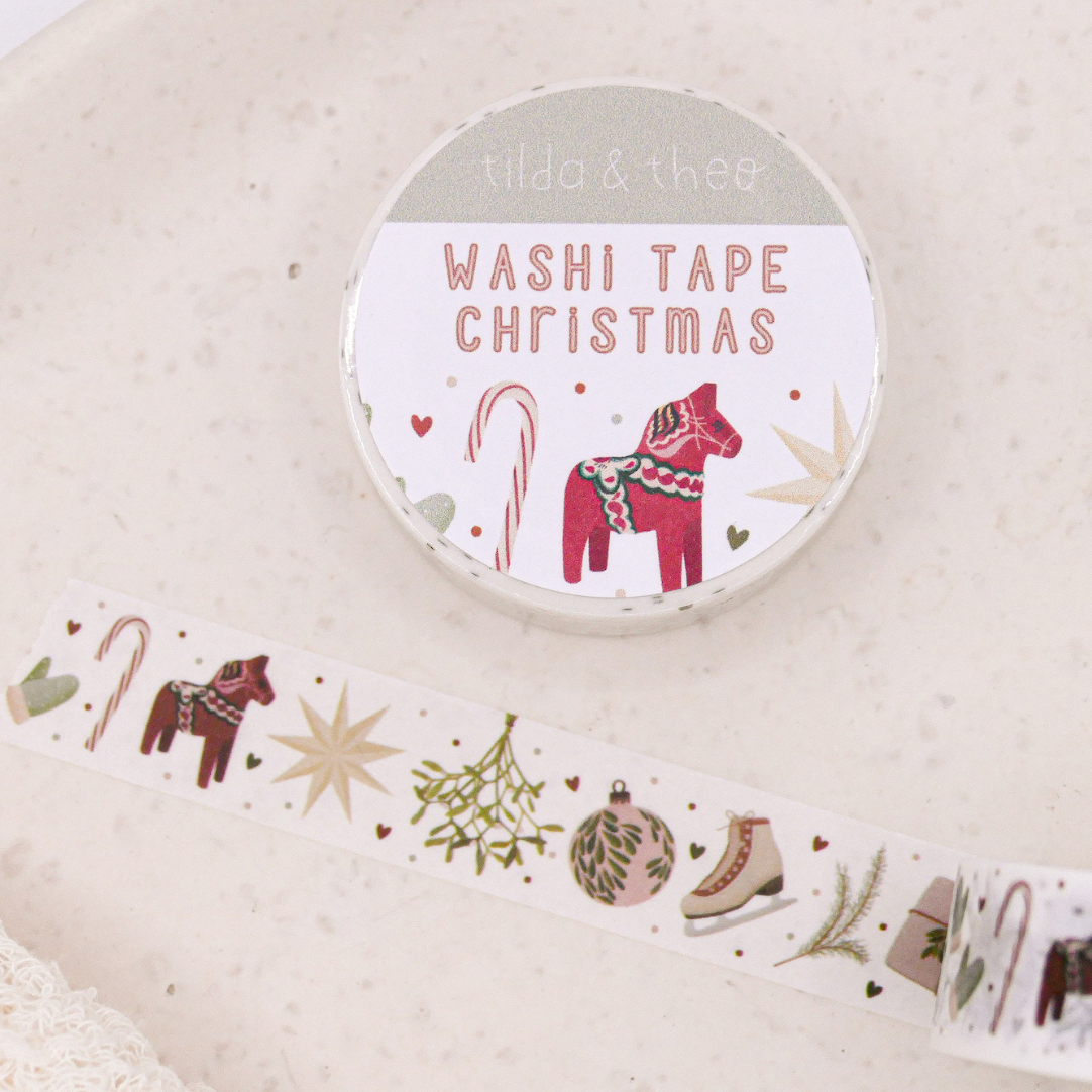 Tilda&Theo – Engroshandel Washitape – Washi tape jul - Masking tape fra Sverige4