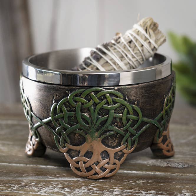 Tigela de Oferta Ritual de Resina Árvore da Vida por atacado de Pacific Trading