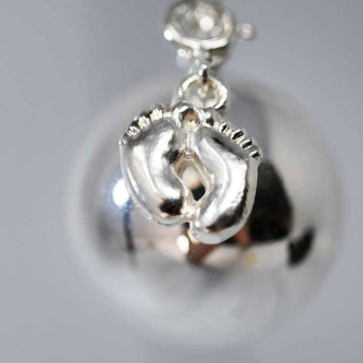 Irréversible - Wholesale Pendant/Charm Necklace - Bola de grossesse argent lisse MADE IN FRANCE - AUGUSTINE2