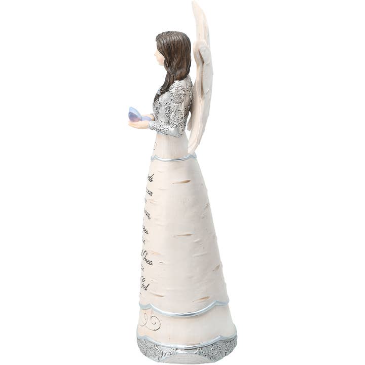 Pavilion - Wholesale Decorative Figurine - In Memory - 9" Memorial Angel with Butterfly