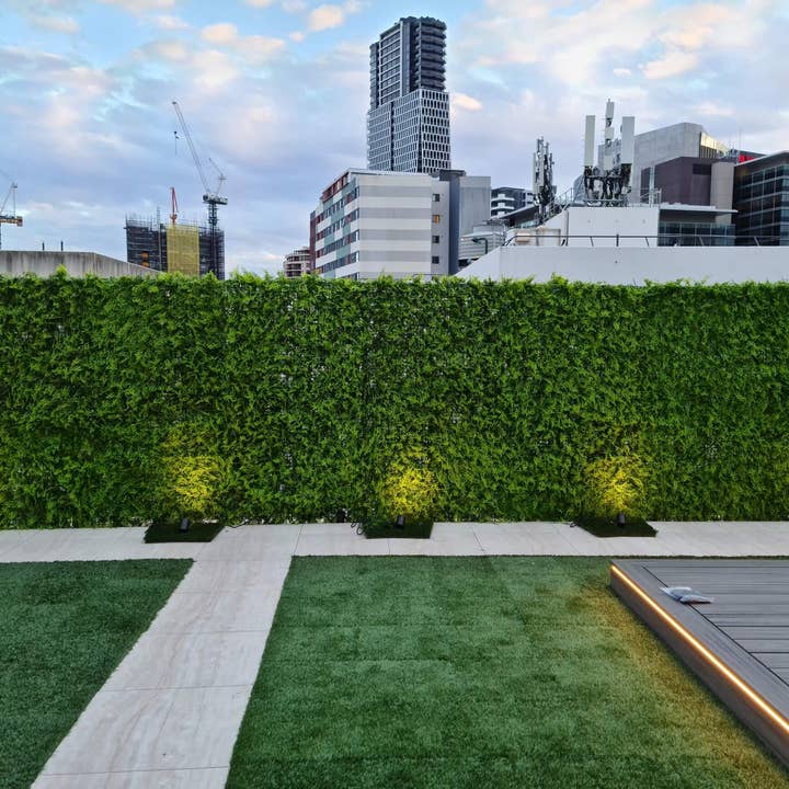 Designer Plants - Wholesale Artificial plant - Lush Fern Artificial Green Wall 40" x 40" 11SQ FT Commercial Grade UV Resistant7