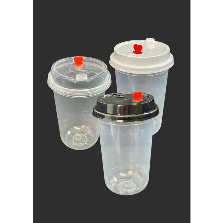 UNIMIX FLORAL - Wholesale Disposable Cup - PP Clear/Thick Q Cup 16oz 90mm 50/PK