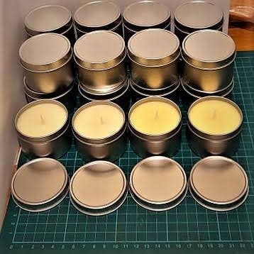 Carol's Candles & Gifts Ltd - Wholesale Jar/Filled Candle - Soy Citronella scented yellow candle in a tin1
