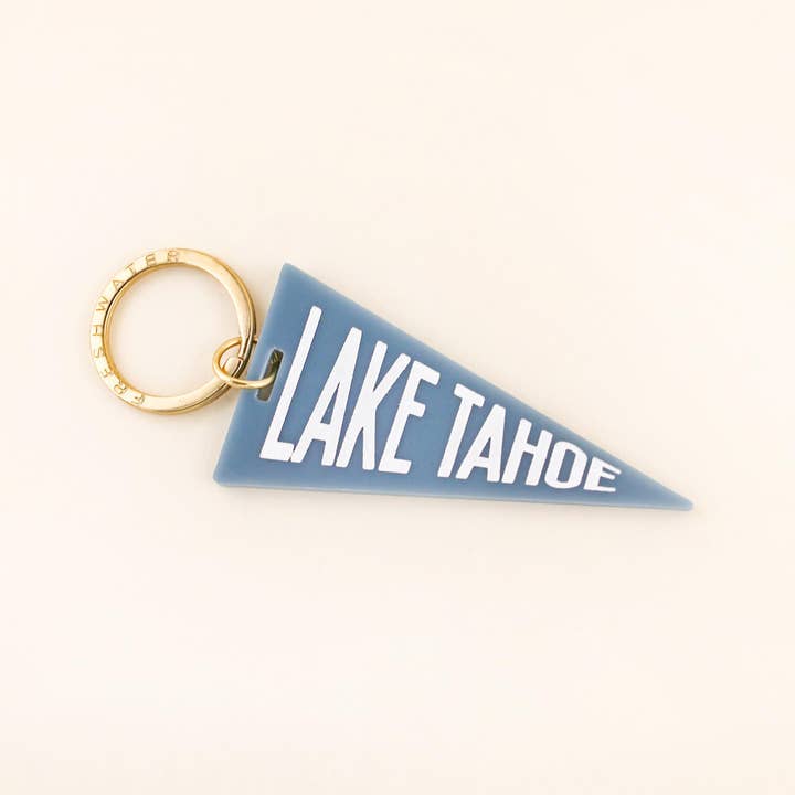 Freshwater Curated Goods - Wholesale Keychain - Unisex - Custom Your City Pennant Flag Acrylic Keychain