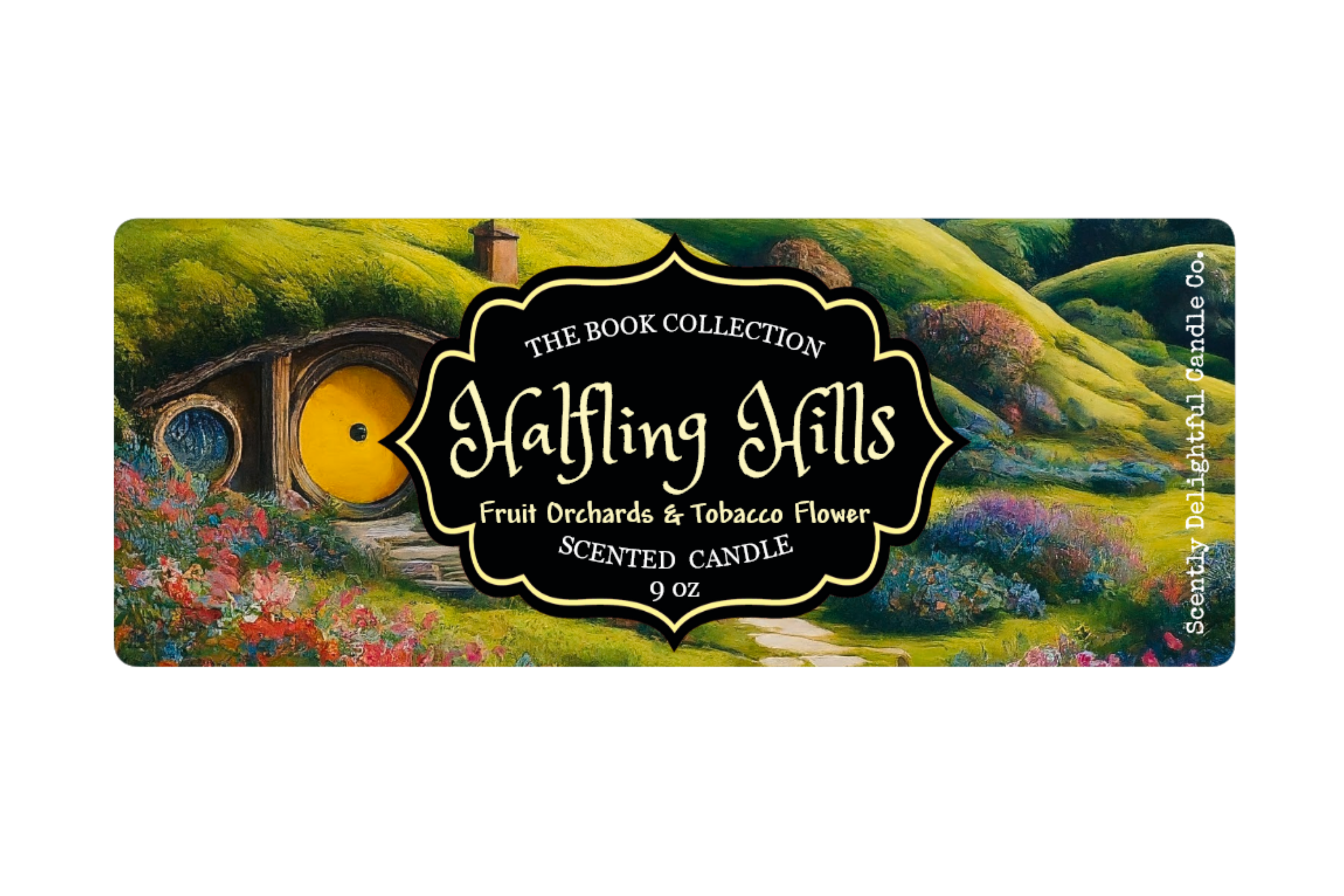 Scently Delightful Candle Company - Wholesale Jar/Filled Candle - HALFLING HILLS3