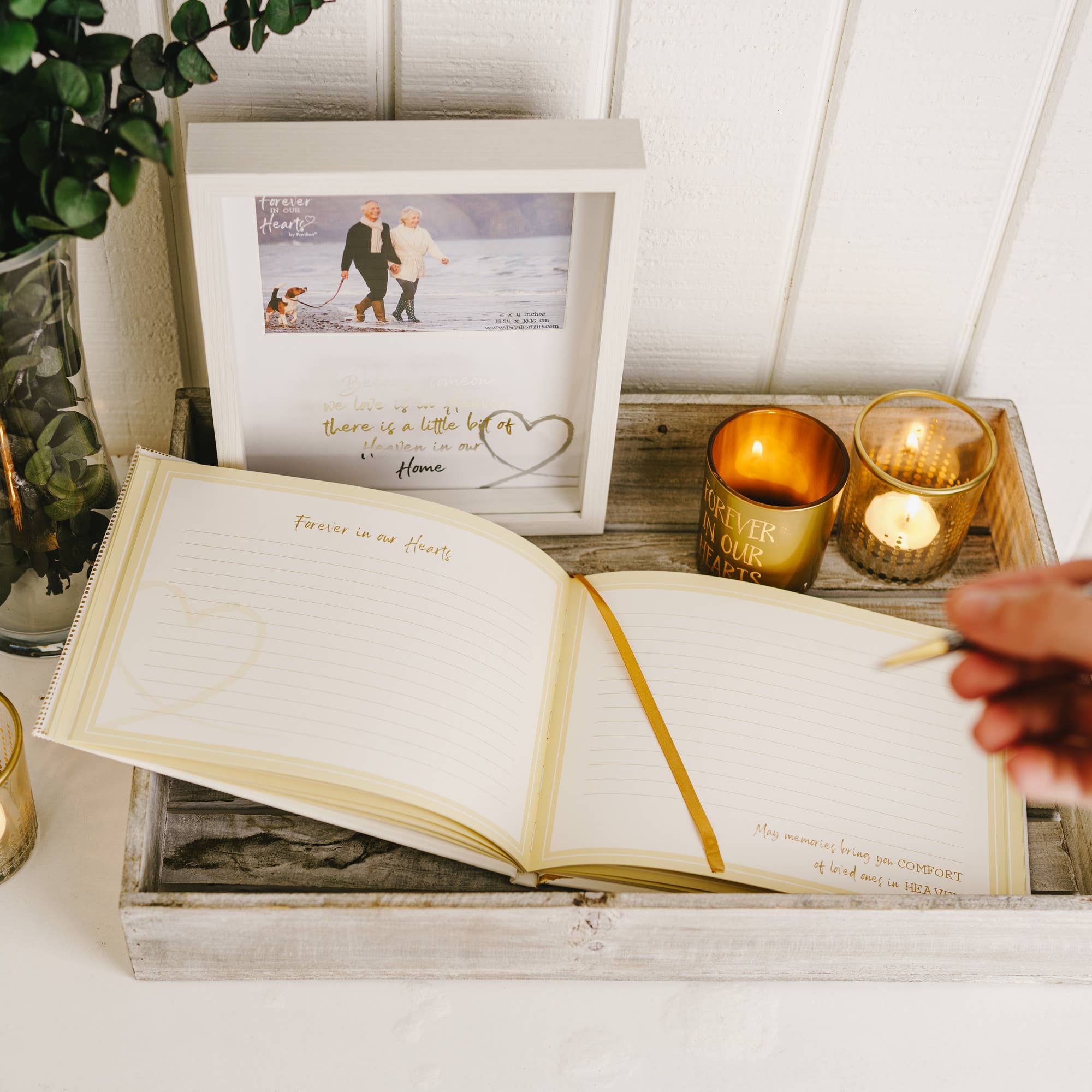 Pavilion - Wholesale Guest Book - Father - 9" x 7" Memorial Guest Book2