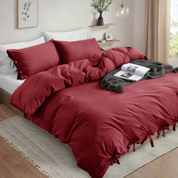 Cotton Passion - Venta al por mayor Fundas nórdicas - Juego de funda nórdica anudada – Ropa de cama de lujo de microfibra suave