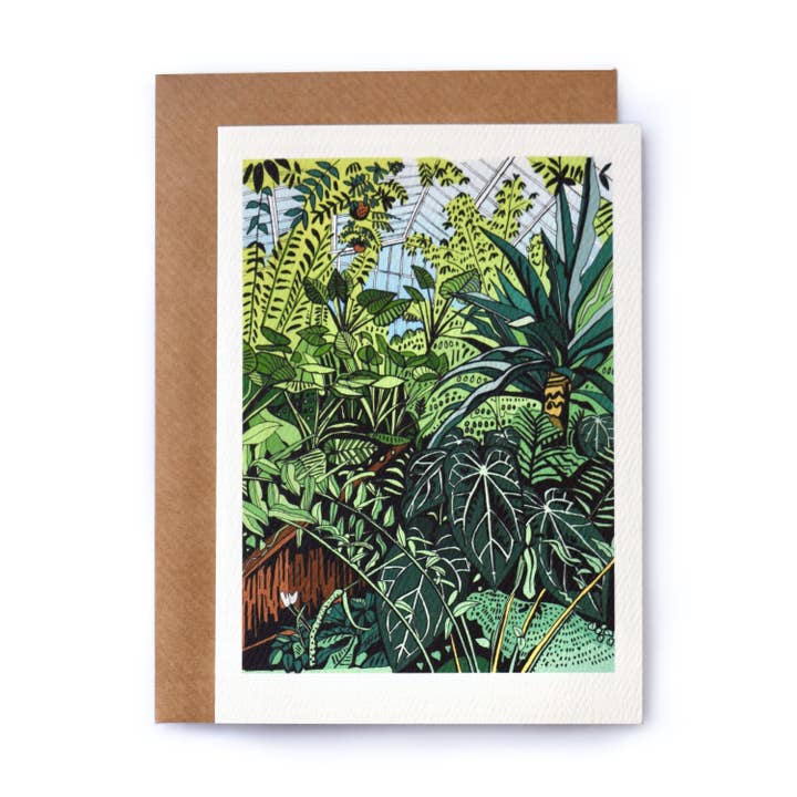 Kew Gardens lykønskningskort/Prinsesse af Wales Conservatory for engroshandel hos Freya's Prints