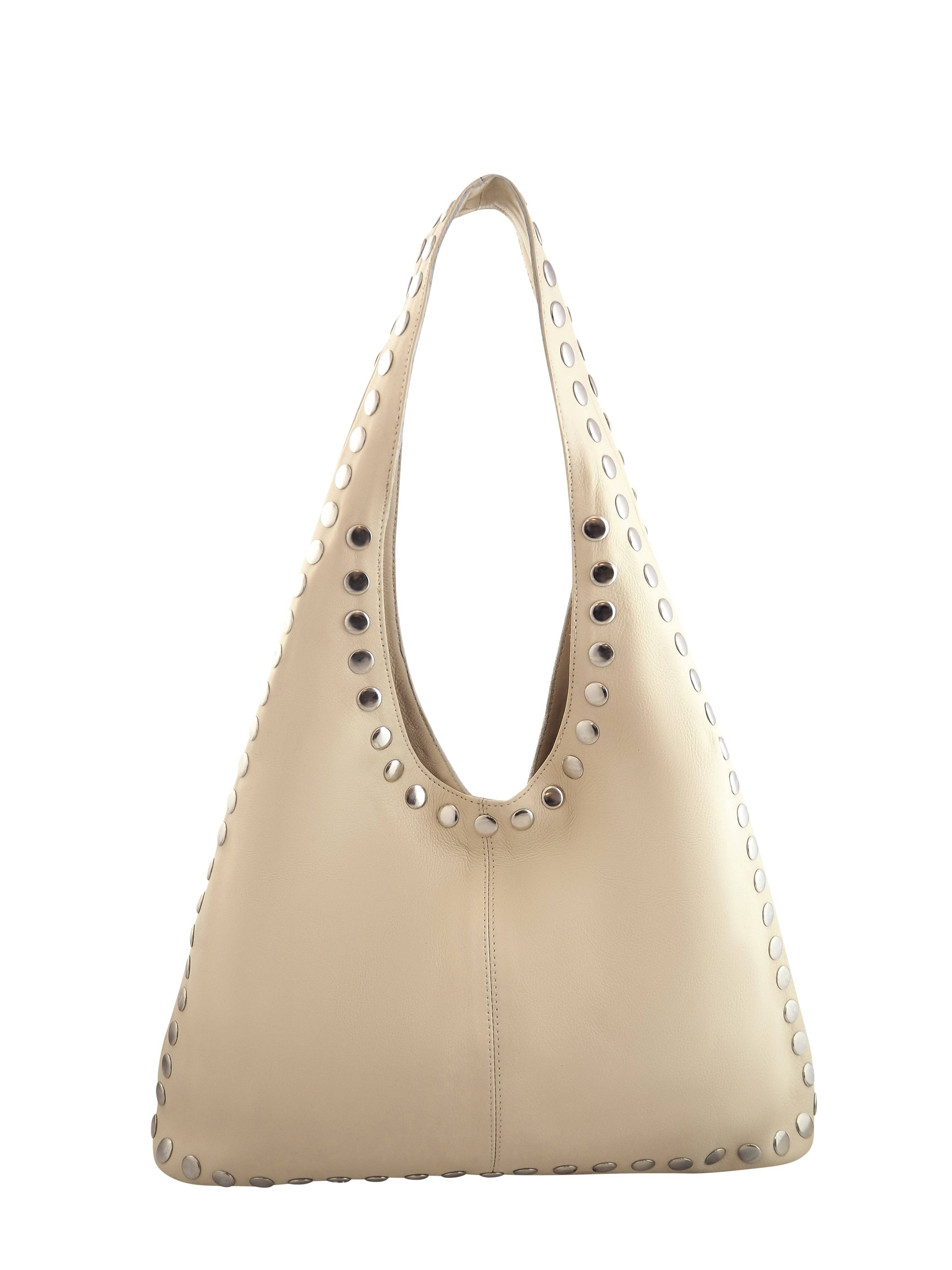 Cadelle Leather - Wholesale Shoulder bag – women's - Jenna Studded Hobo | Black6