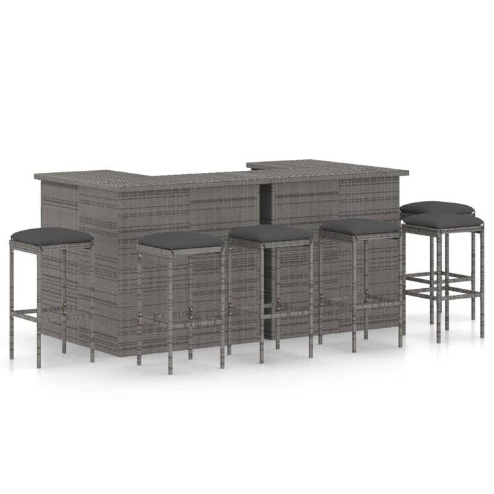 Garden Bar Set Gray for wholesale by American Smart