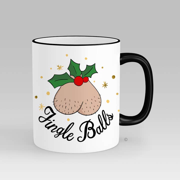 Risqué Gifts - Wholesale Coffee Mug - Jingle Balls Mug
