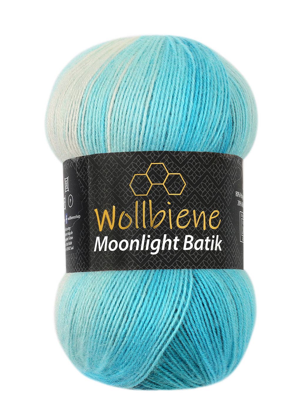 Wollbiene - Wholesale Yarn - Wool Bee Moonlight Batik Crochet Knitting Wool DIY5