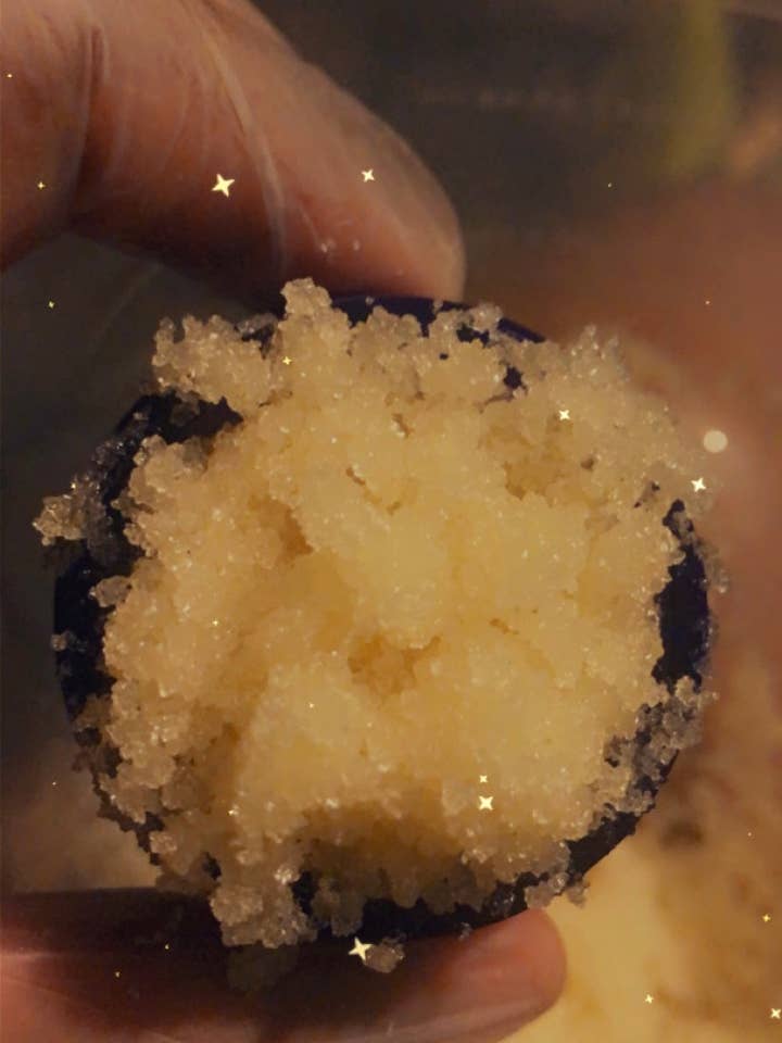 Peach Mango Scrub for wholesale by Lavish Skincare