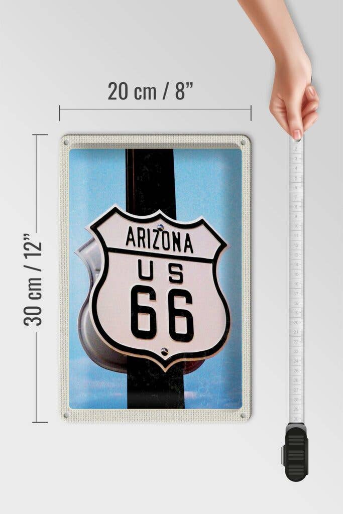 Femer - Wholesale Sign - Tin sign travel 20x30 cm America USA Arizona road route 66 sign tin sign4