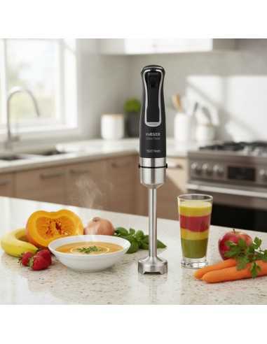 Haeger - Wholesale Kitchen Appliance - HAEGER Ultra Twist 1500 Magic Wand - 1500W, Titanium Blades, Extra Long Stainless Steel Foot7