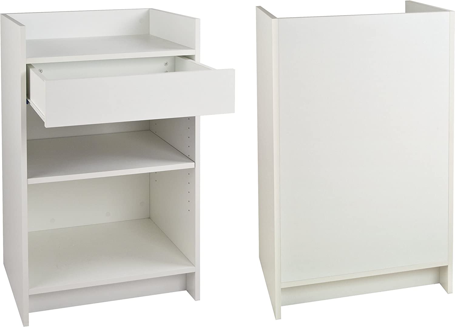 Only Hangers - Wholesale Retailer Display Stand/Case - Black Cash Register Stand, Adjustable Shelf, Drawe3