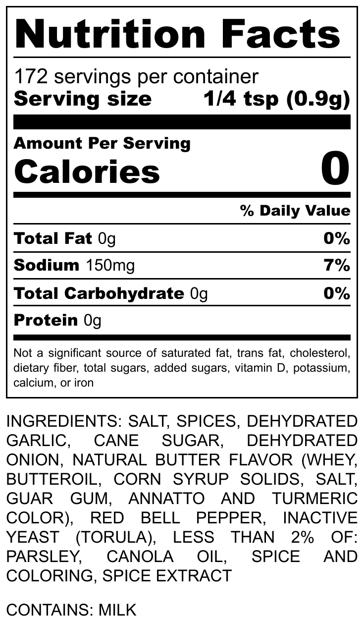 HI-West - Vente Mélanges d'épices séchées - Assaisonnement aux herbes beurrées Hi-West Montana5