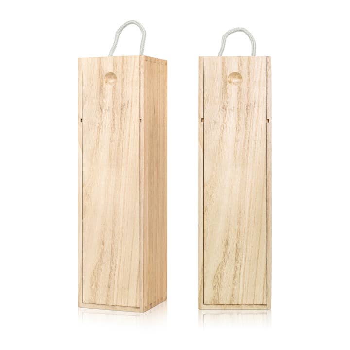 Plenty Concepts - Wholesale Gift Box - Unfinished Bottle Wood Box