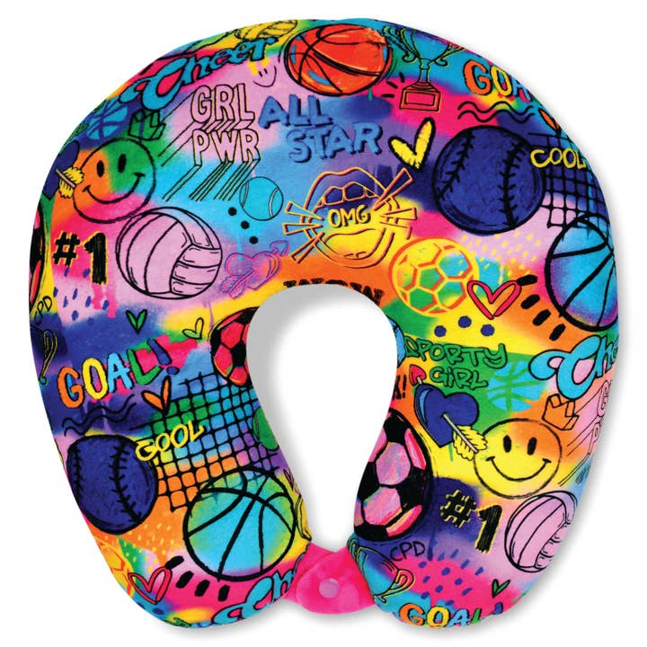 Iscream - Wholesale Travel Pillow - COREY PAIGE FUN SPORTS NECK PILLOW