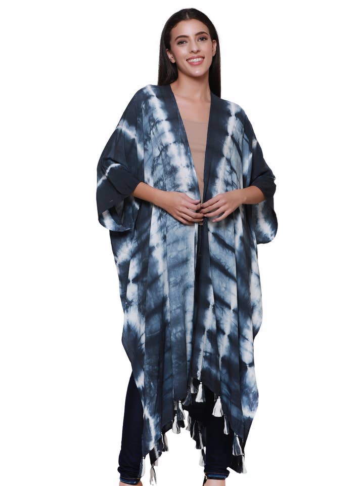 Tie Dye Kimono 22030 for wholesale by Advance Apparels